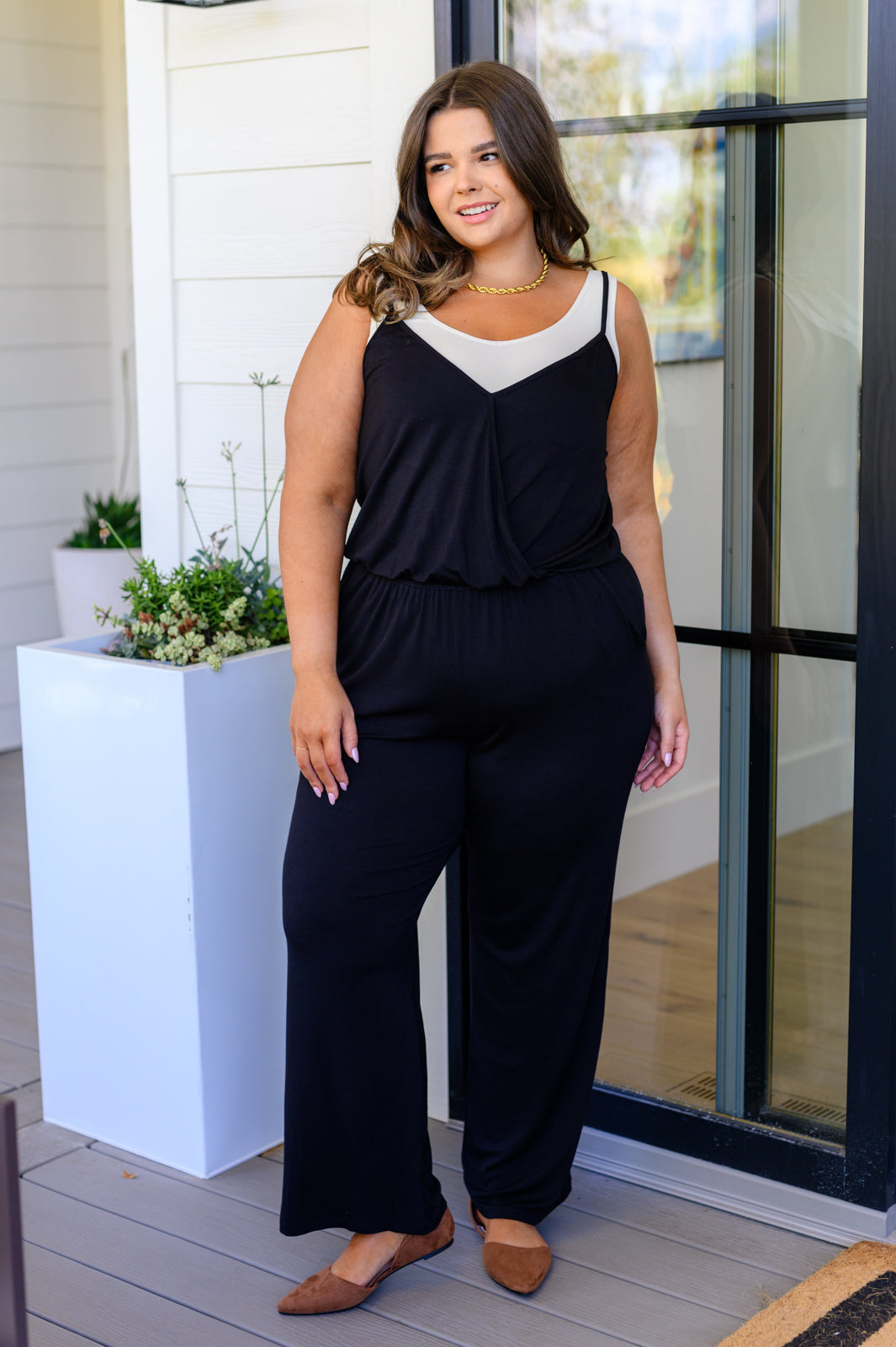 Completely Justified Jumpsuit in Black - The Sapphire Star