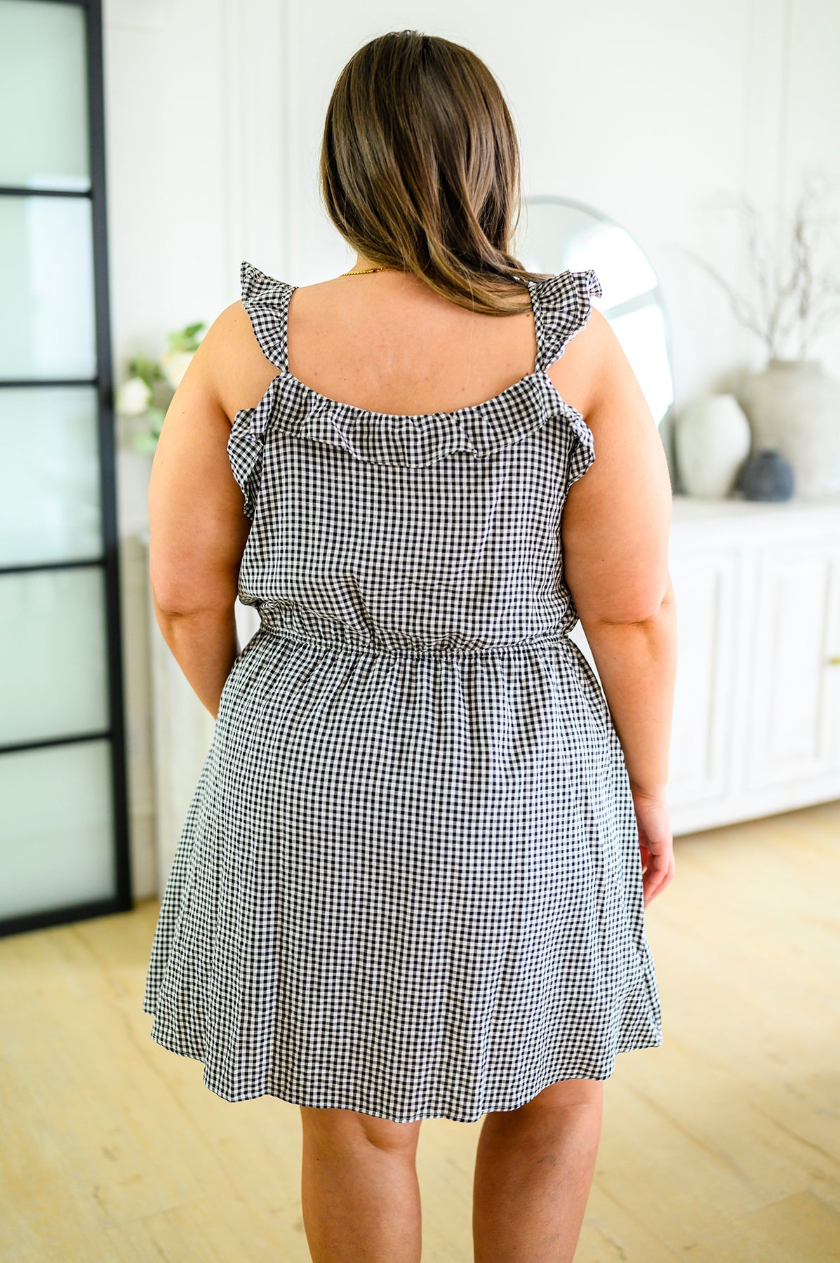 Day Date Gingham Dress - The Sapphire Star