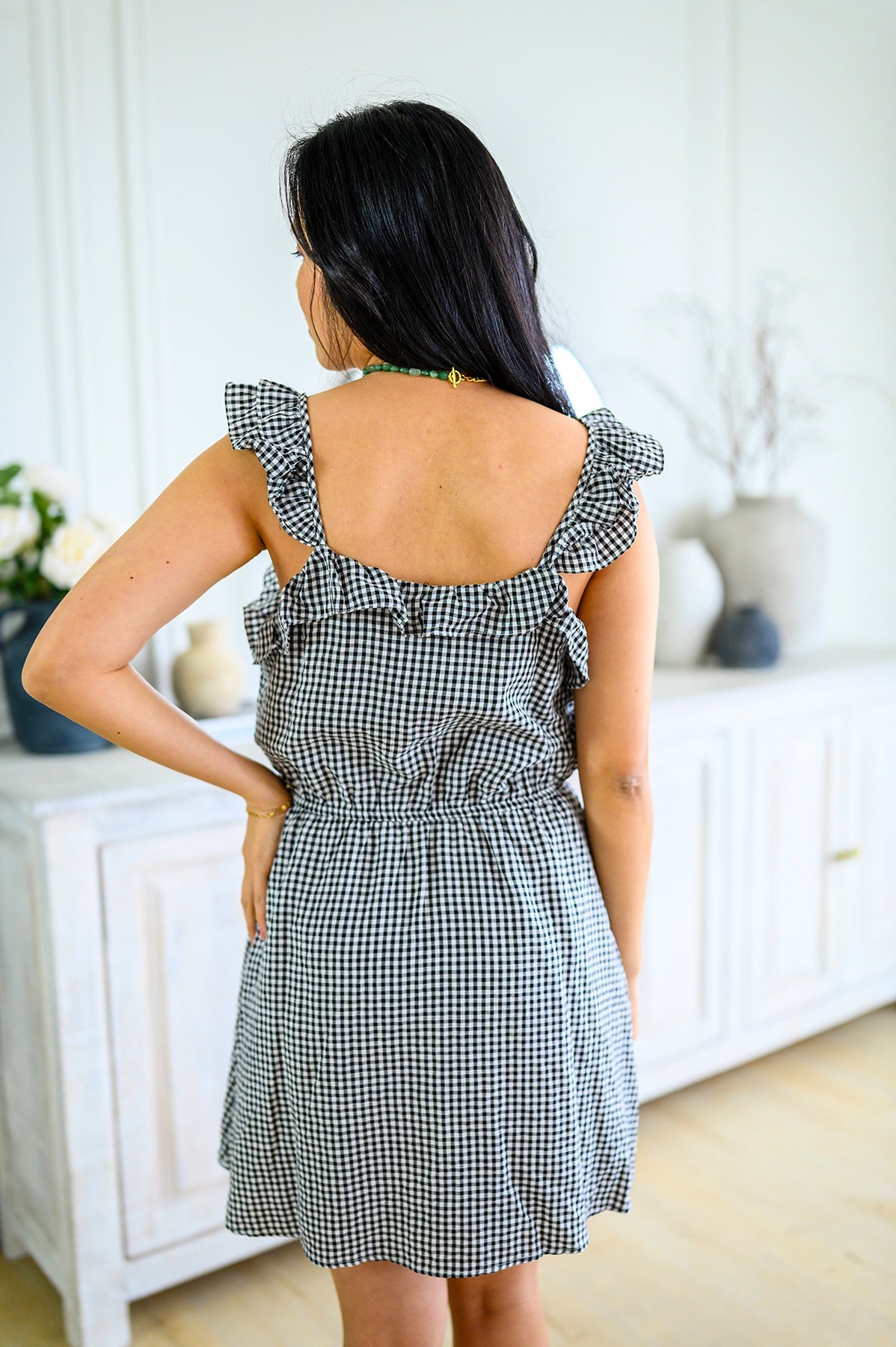 Day Date Gingham Dress - The Sapphire Star