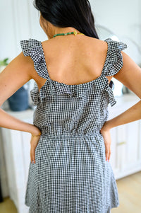 Day Date Gingham Dress - The Sapphire Star
