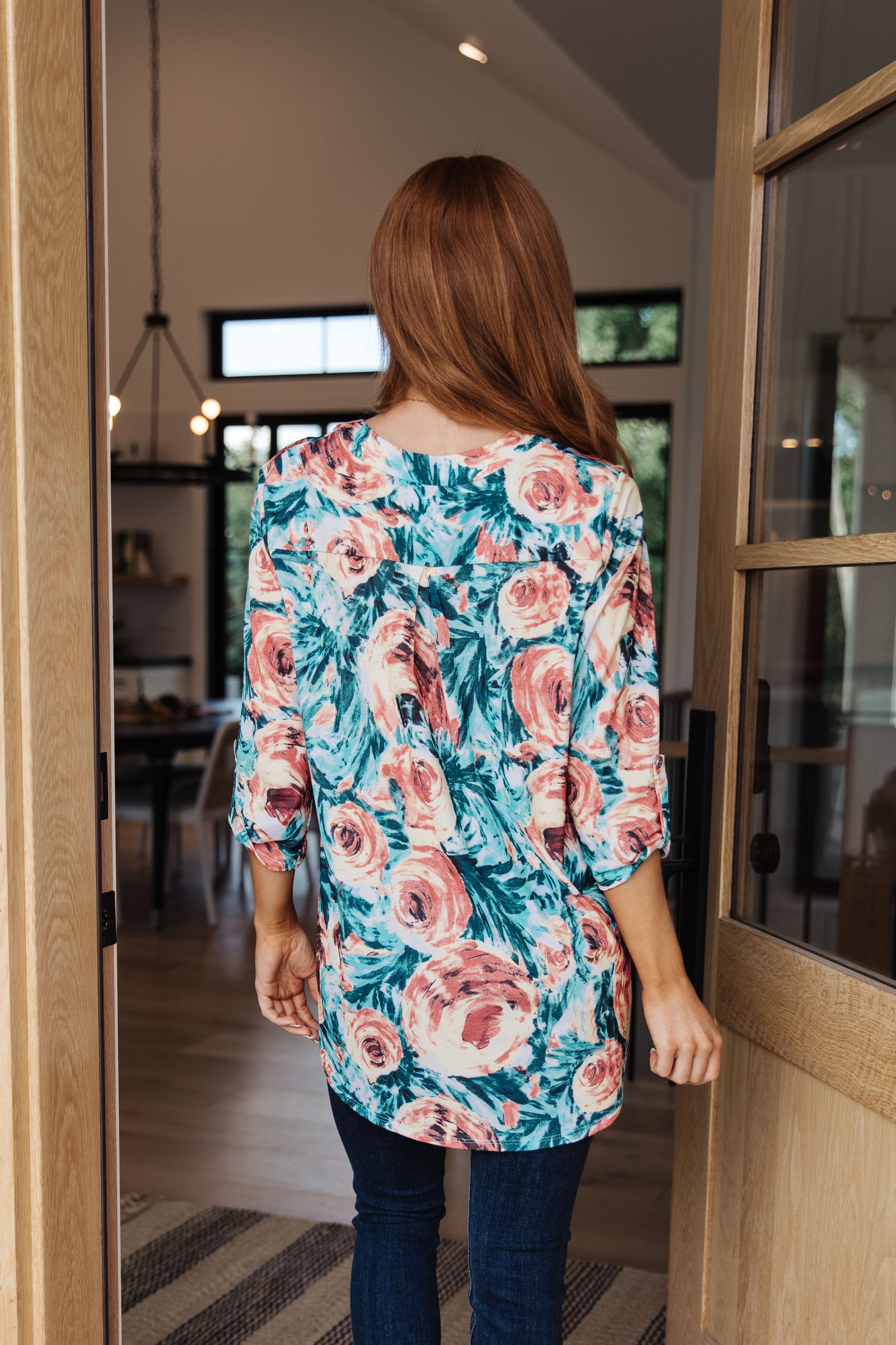 Whisked Away Floral Top - The Sapphire Star