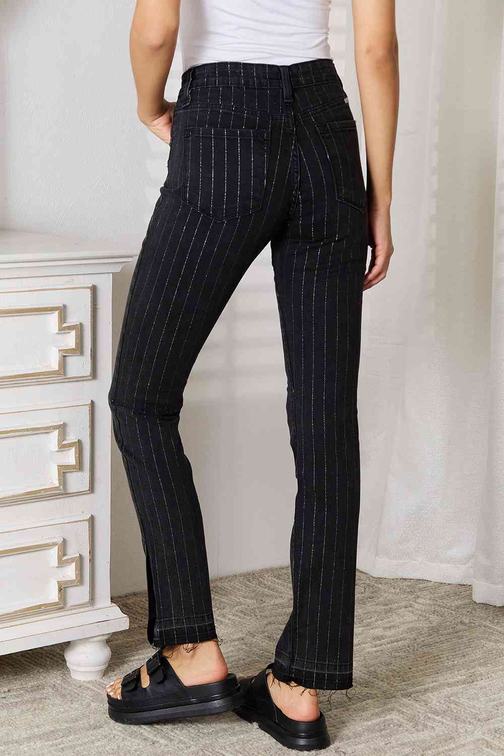 Kancan Striped Pants with Pockets - The Sapphire Star