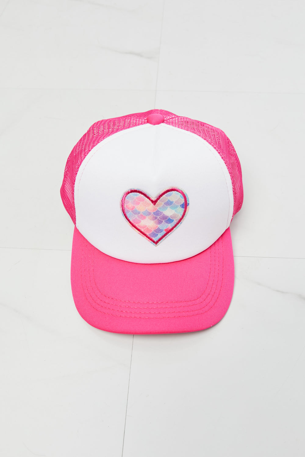 Fame Falling For You Trucker Hat in Pink - The Sapphire Star