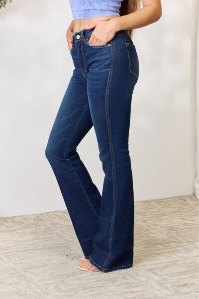 Kancan Full Size Slim Bootcut Jeans - The Sapphire Star