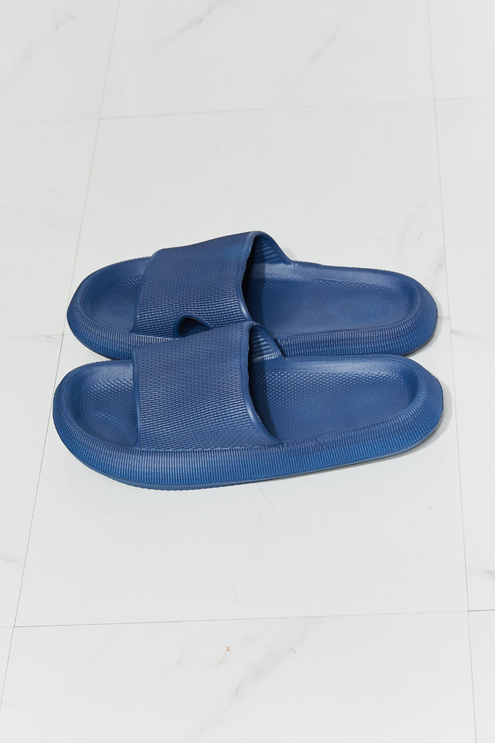 Unisex open Toe Slide in Navy - The Sapphire Star