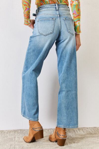 Kancan High Waist Wide Leg Jeans - The Sapphire Star