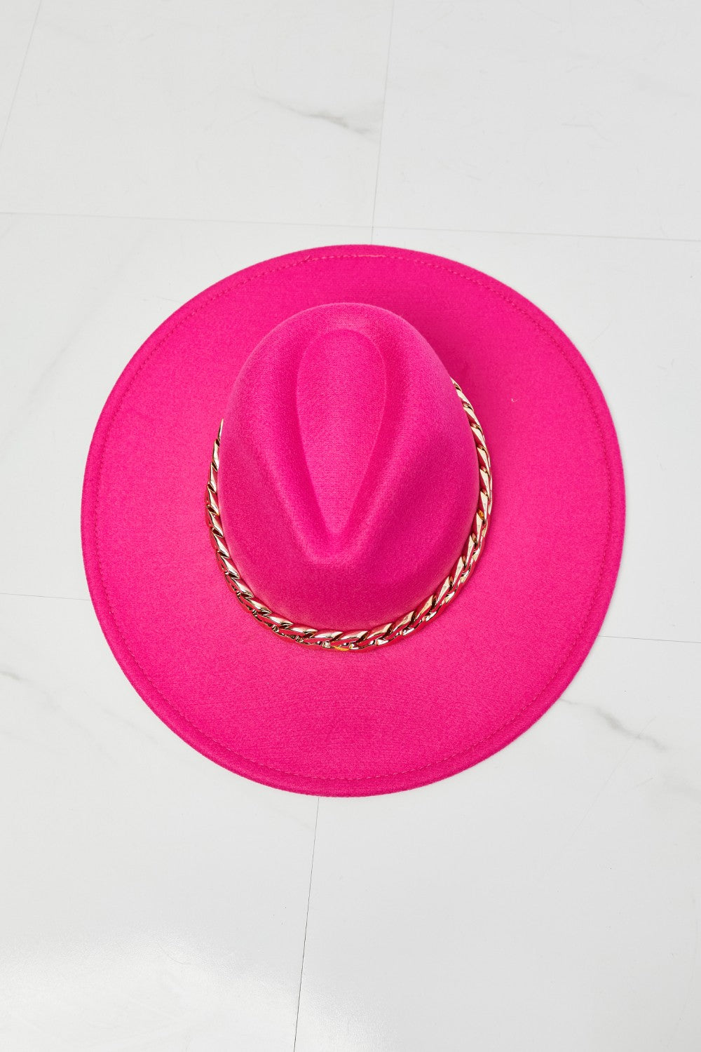 Fame Keep Your Promise Fedora Hat in Pink - The Sapphire Star